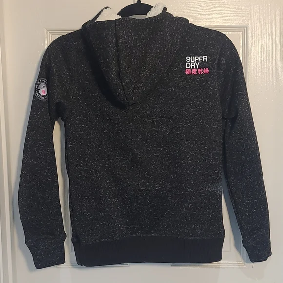 NWT Superdry XS hoodie sherpa - Picture 2 of 5